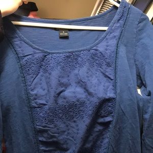 lucky brand blue top
